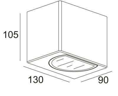 Металл Dimmable напольный светильник стены Сид Deltalight TIGA ARCH-00005129 - Вид №5