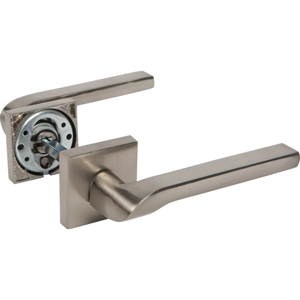 Дверные ручки Puerto AL 535-03 SN, без запирания, цвет матовый никель STLM-2047501