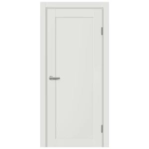 89375724 Дверь межкомнатная глухая Дэстро 90x200 см Hardflex цвет белый жемчуг с замком и петлями STLM-1443933