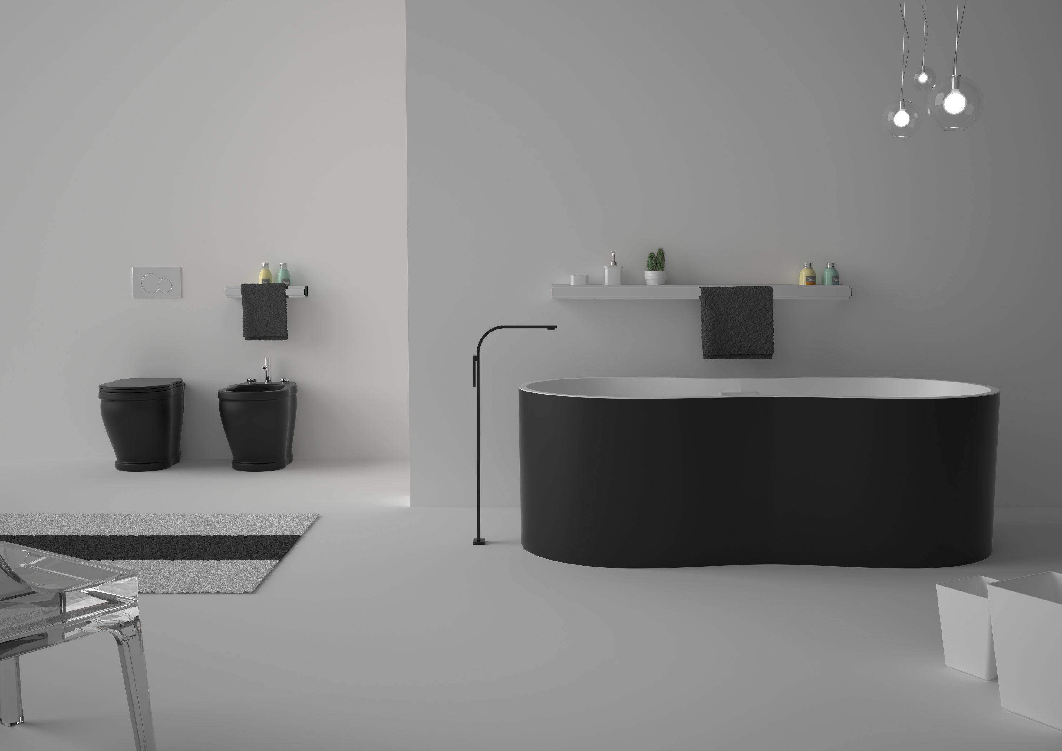 Полная мебель для ванной комнаты GSG Ceramic Design ARCH-00053370 - Вид №5