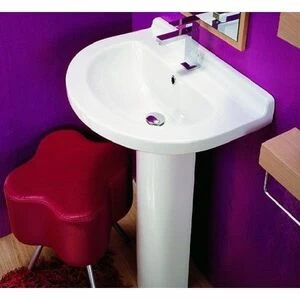 42095 Накладная раковина на столешницу  овальная  Due