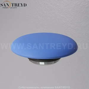 A038VX.140 Донный клапан с керамической накладкой с функцией Click-clack A. e. T. Italia RICAMBI Голубой матовый