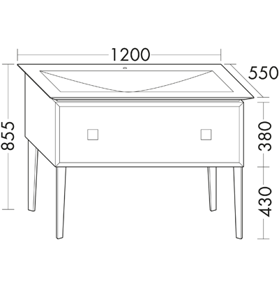 Тумба / Elysee Burgbad sun-id-379401 - Вид №1