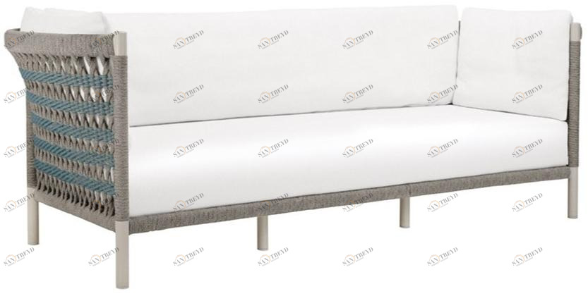 JANUS et Cie 3-х местный диван в морской веревке Anatra sun-id-1467757