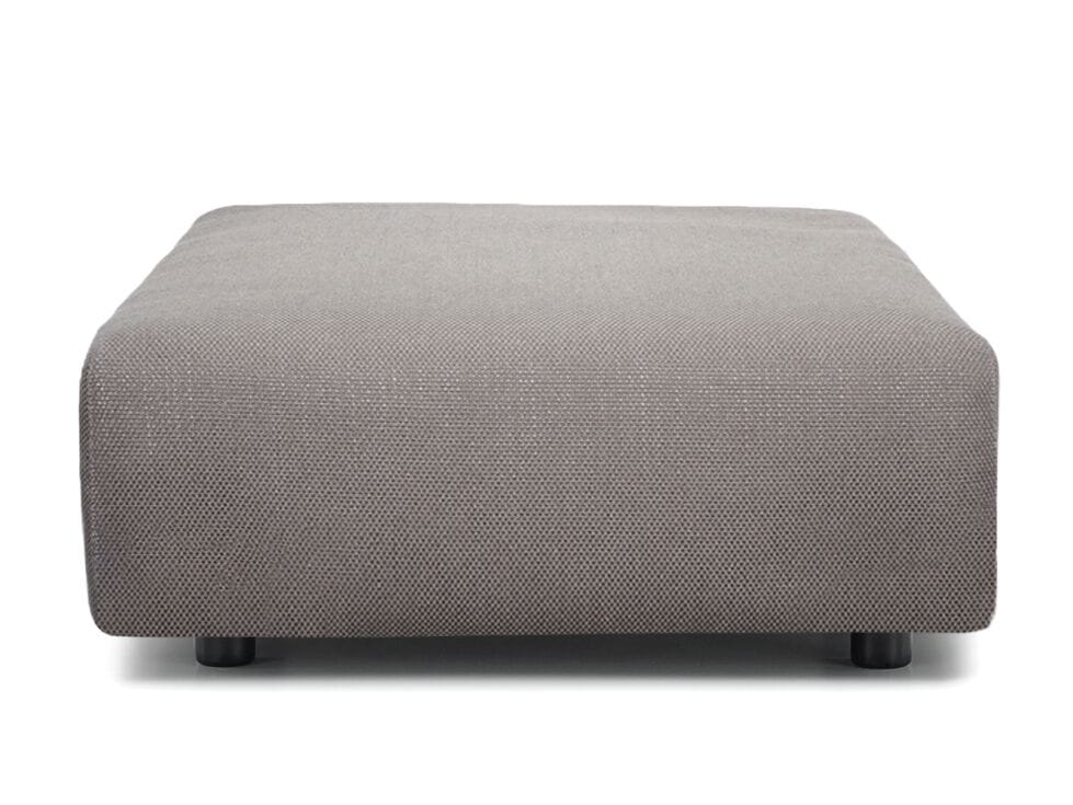 Съемный прямоугольный пуф из ткани Kartell Plastics ARCH-00055334