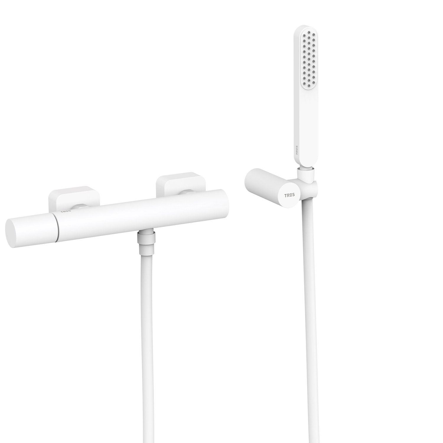 Настенный смеситель для душа на чердаке с одной ручкой -20016701BM TRES 