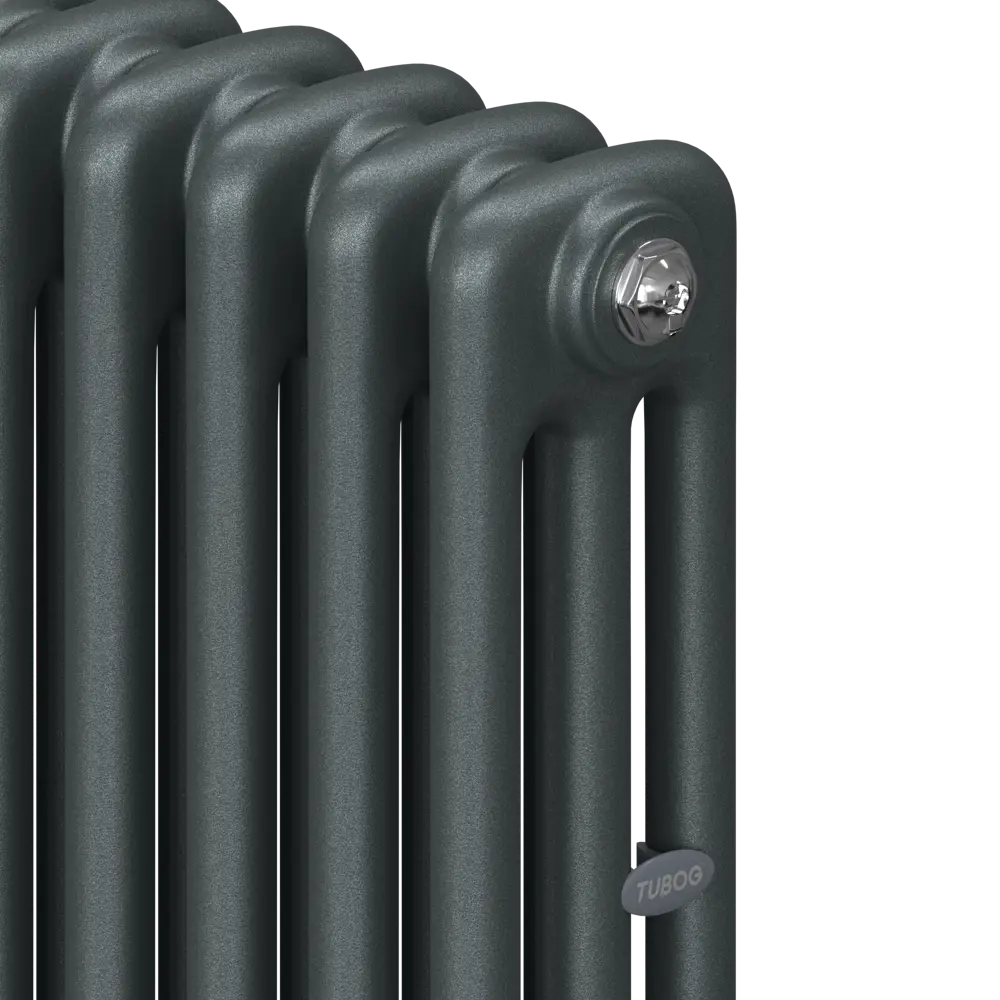 Радиатор трубчатый Rifar Tubog TUB 3057-12 TI 500/103 12 секций боковое подключение сталь серый STLM-2159012 - Вид №3