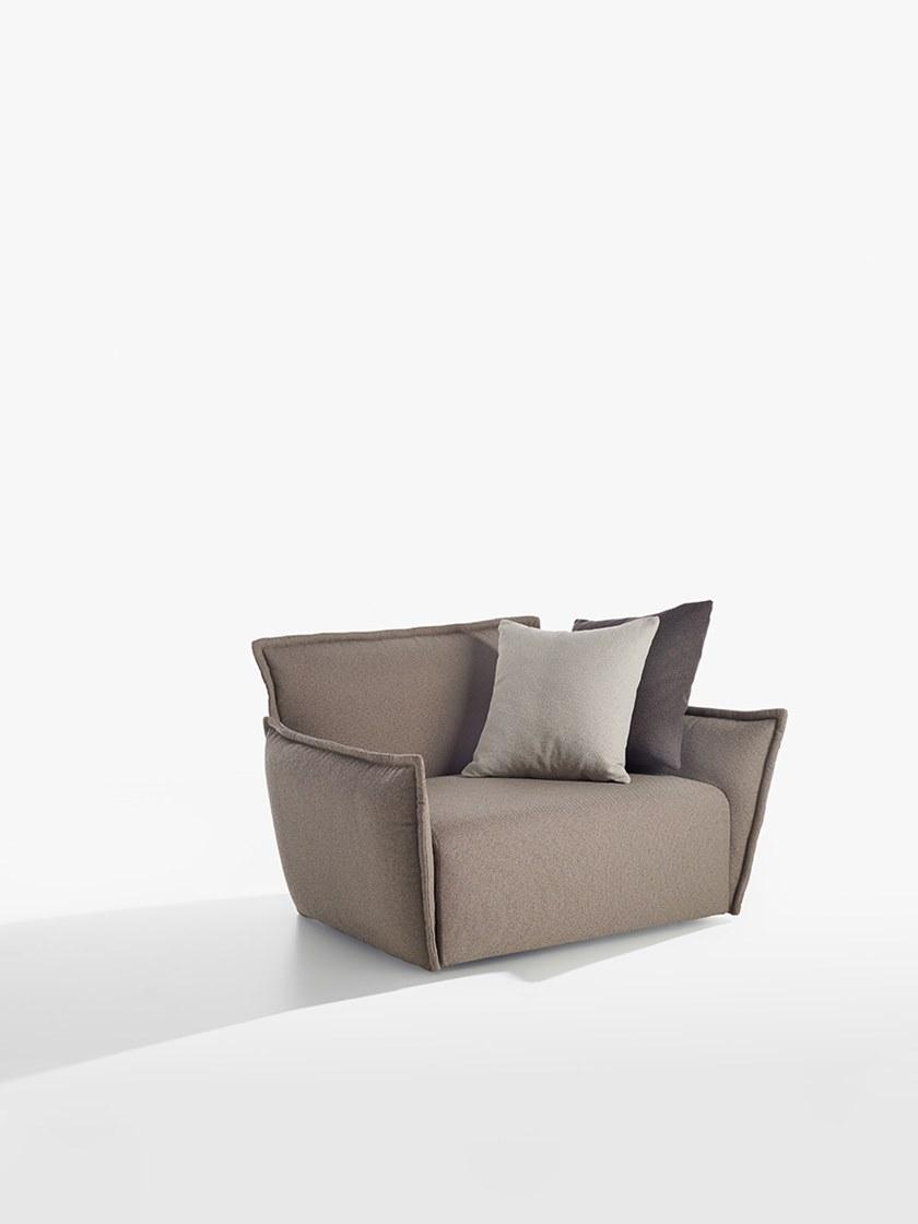 Potocco Мягкое кресло со съемным чехлом из ткани Purple 935/p, 935p-out - Вид №1