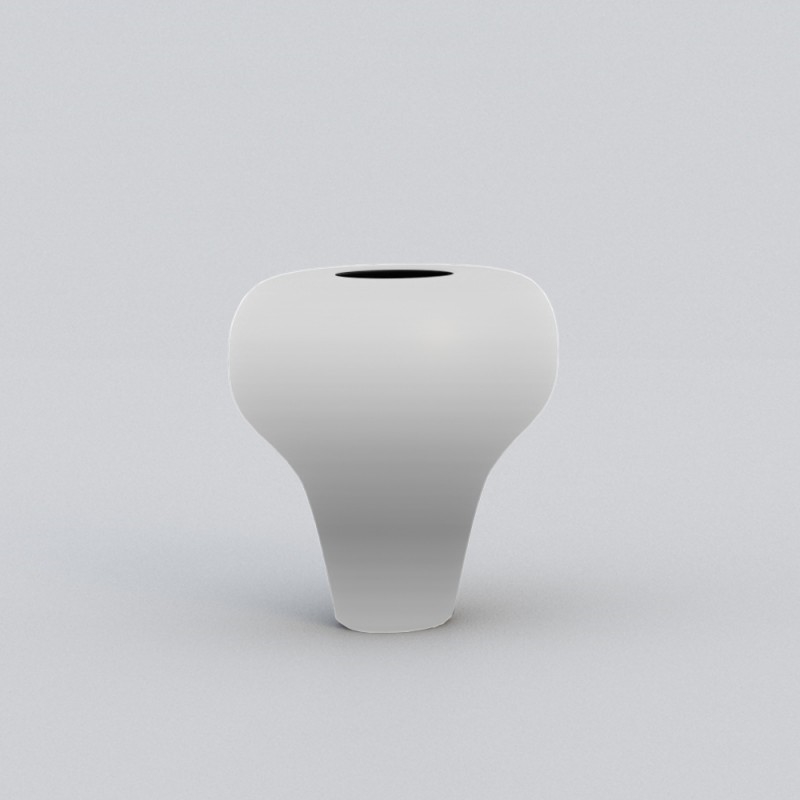 Q104X28 Гладкие вазы Tob e Chic Adriani e Rossi матовый черный  - Вид №7