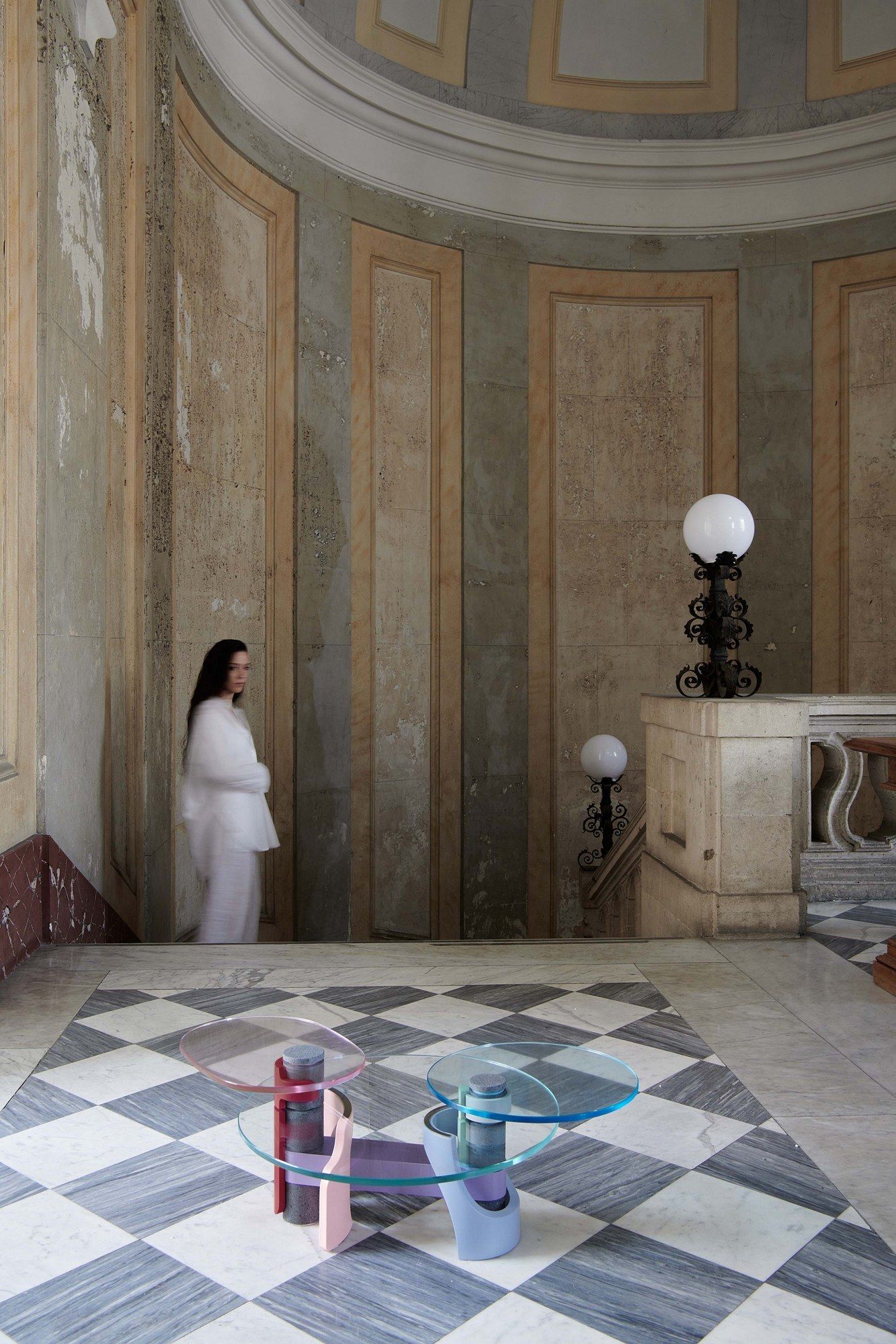 Журнальный столик из закаленного стекла Orografie EFESTO ARCH-00132741 - Вид №6