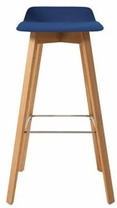 KFF Барный стул из дерева с подставкой для ног Maverick