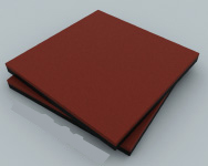 Резиновая плитка ecospline 500*500*45 мм EcoSpline sun-id-2068108 - Вид №1