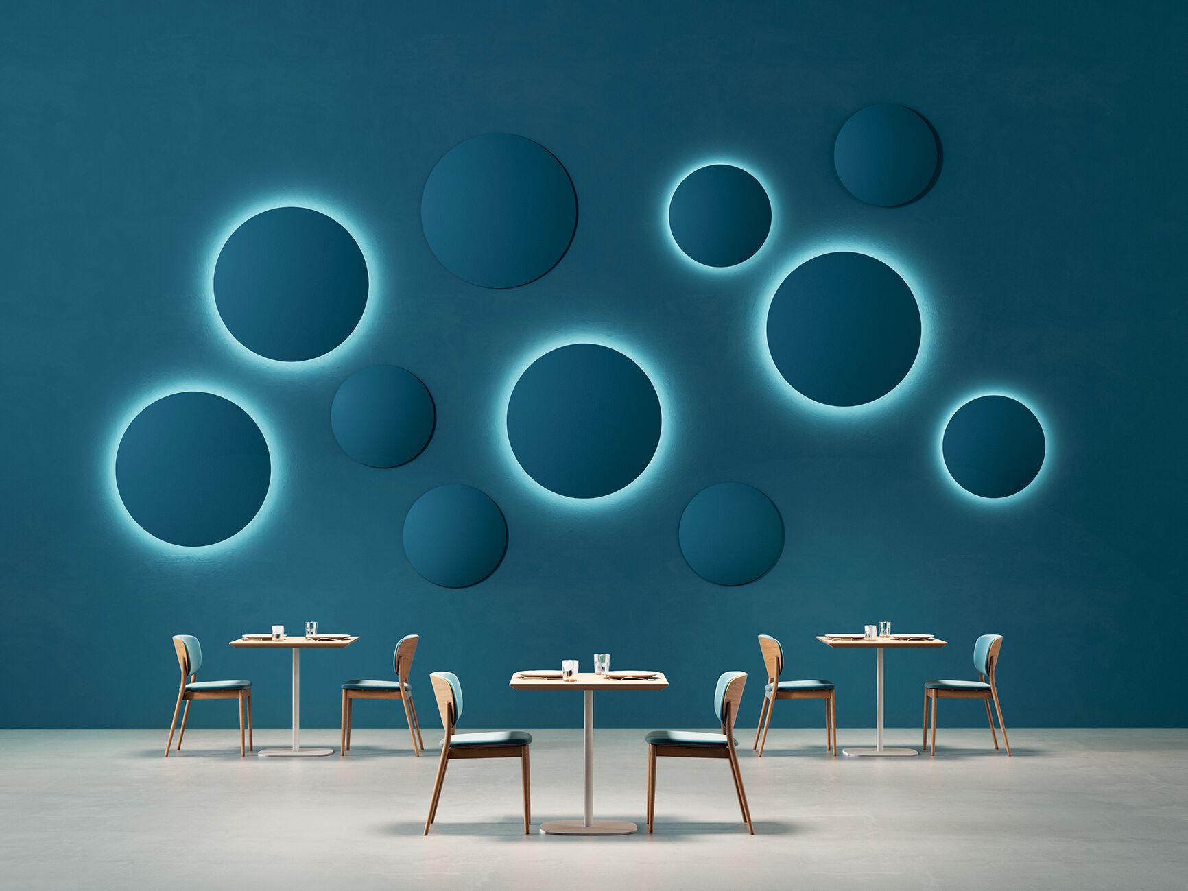 Тканевая акустическая панель со встроенным освещением Caimi Brevetti Snowsound Technology ARCH-00004502