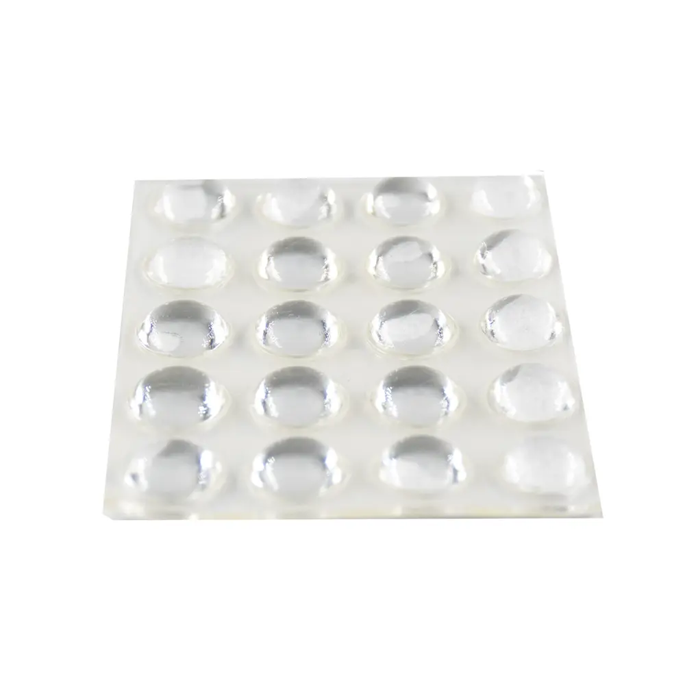 Накладки антиударные KONSENSA 10 мм круглые ПВХ цвет прозрачный 20 шт STLM-2188459 - Вид №1