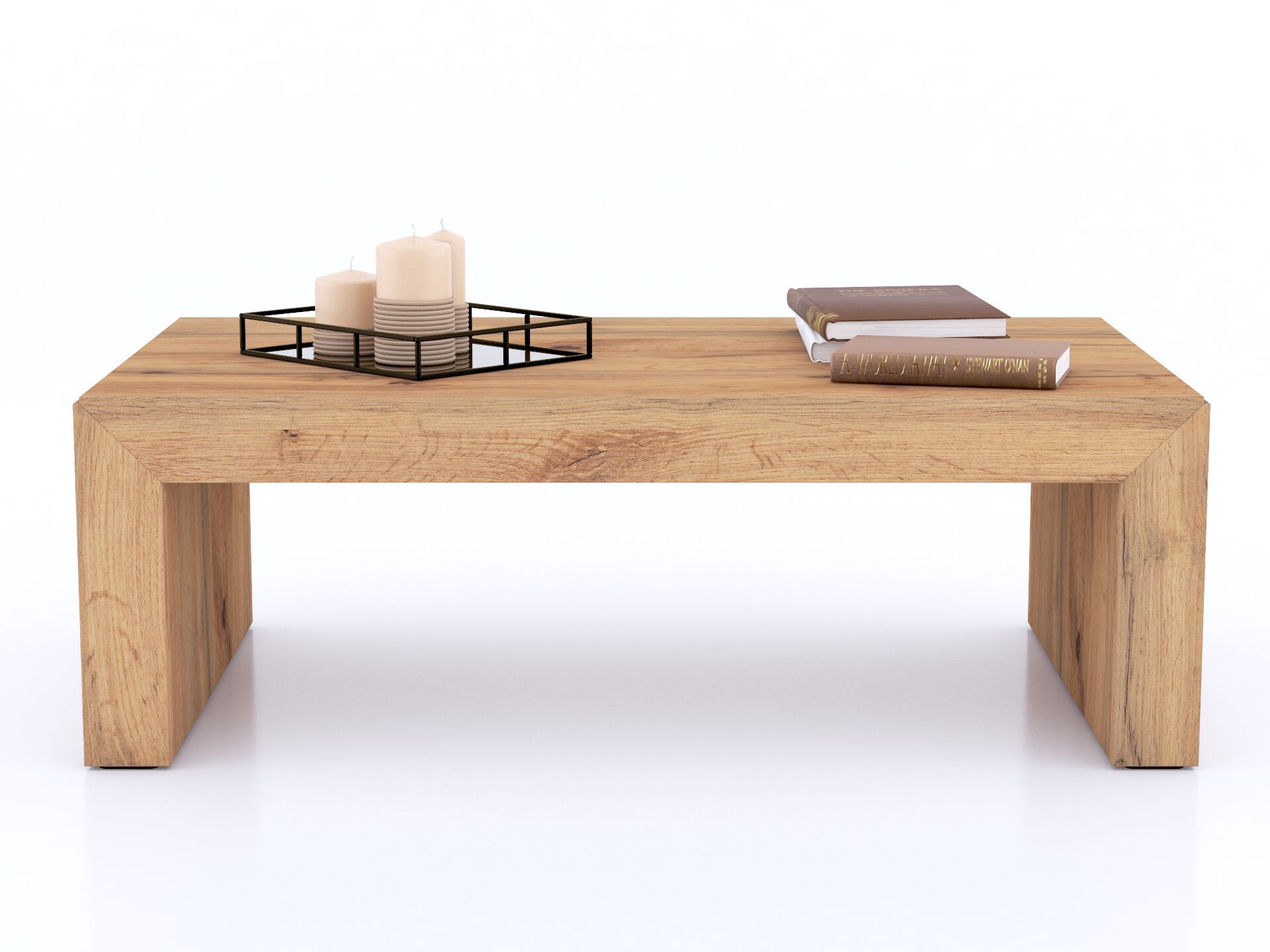 Низкий прямоугольный журнальный столик из меламиновой ткани Mobili Fiver Angelica ARCH-00066722