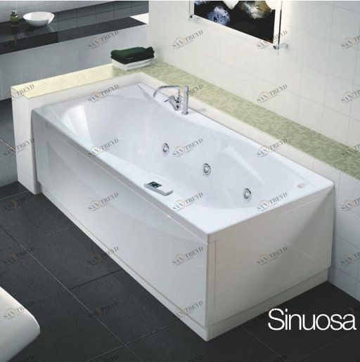 SIN21-A1 Ванна SINUOSA Novellini на каркасе 39283