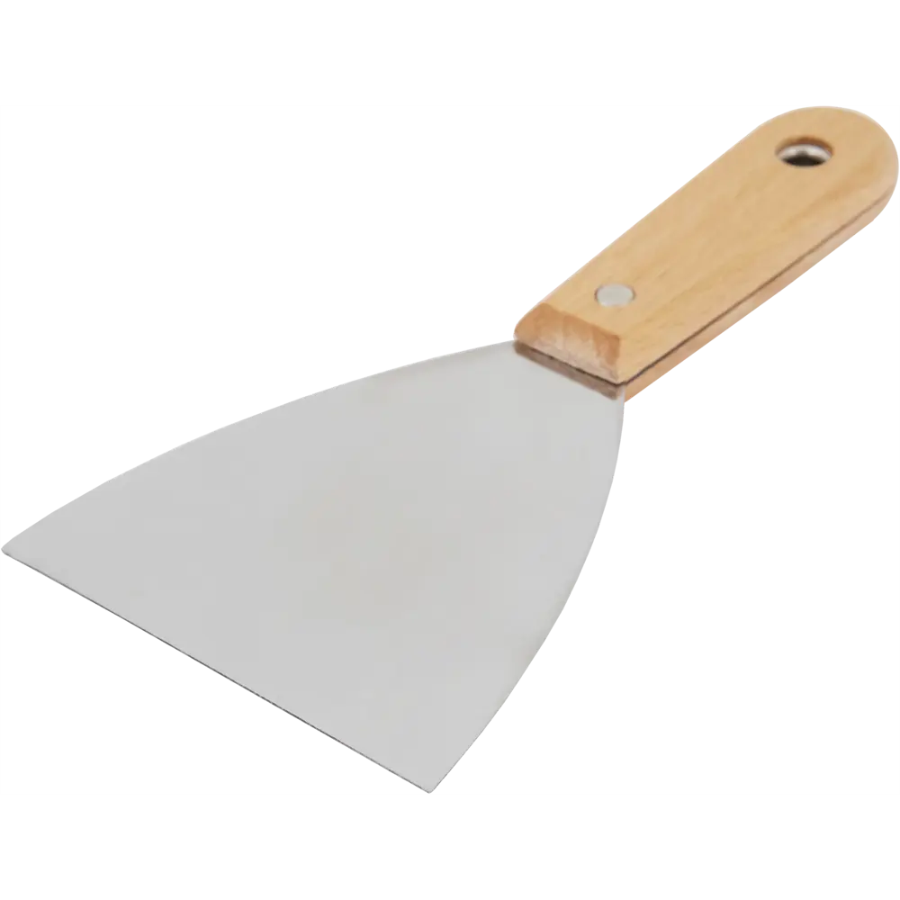 Шпатель малярный Hardy 0830-840010 100 мм, нержавеющая сталь, деревянная ручка STLM-2149343