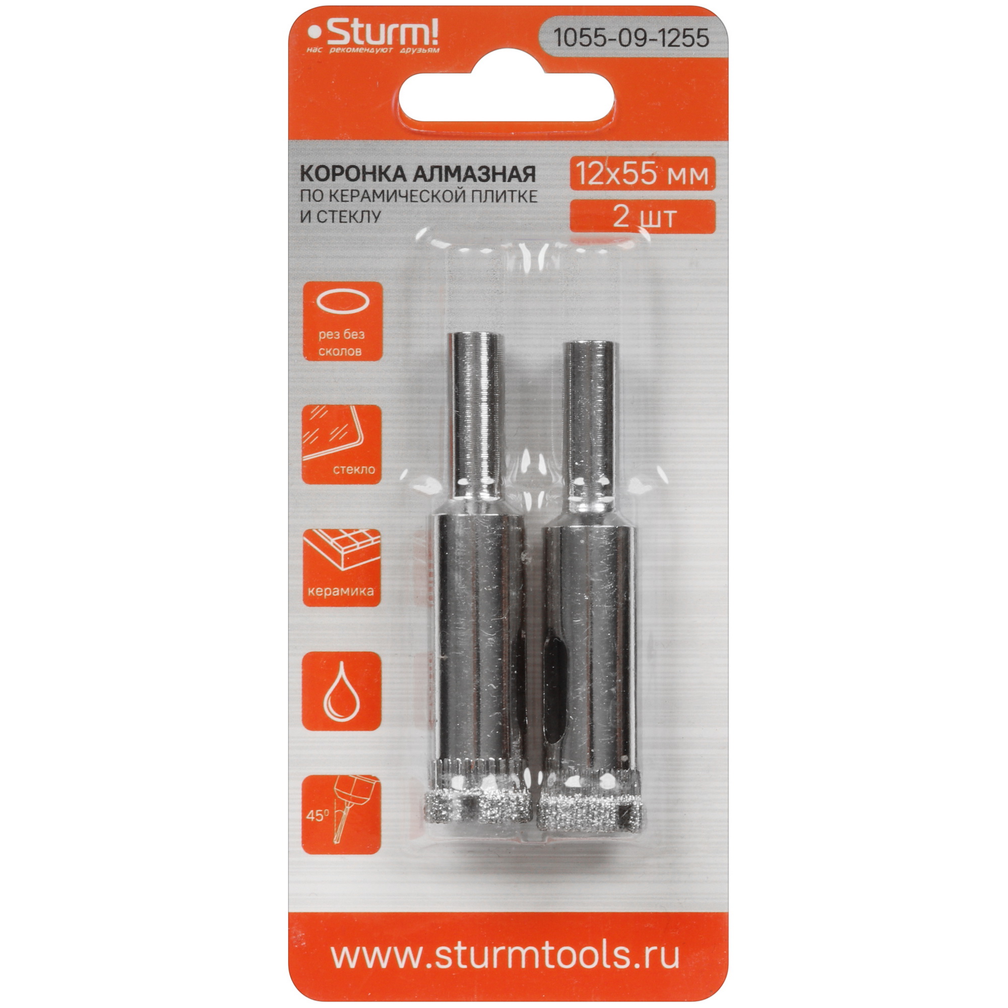 Коронка Sturm! 1055-09-1255 9113234 STDN-0037550 - Вид №4