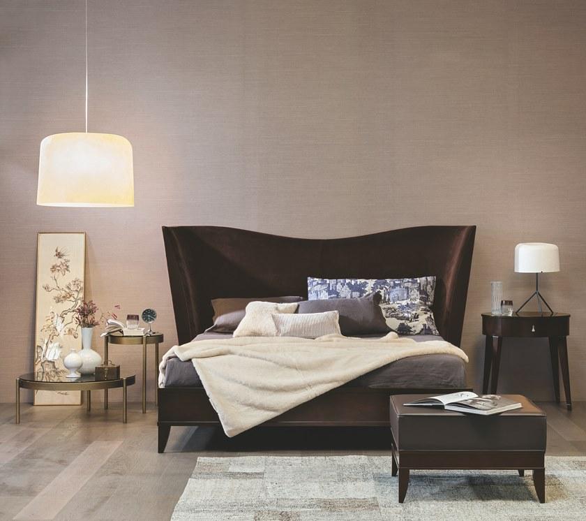 SELVA Кровать Queen size из шпона дерева с мягким изголовьем Vendôme 2057 Vendome - Вид №6