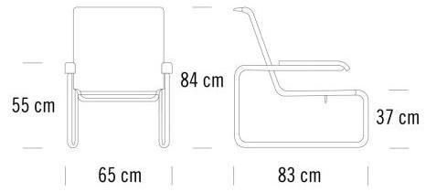 Thonet Кресло-санки с обивкой S 35 sun-id-1444394 - Вид №3