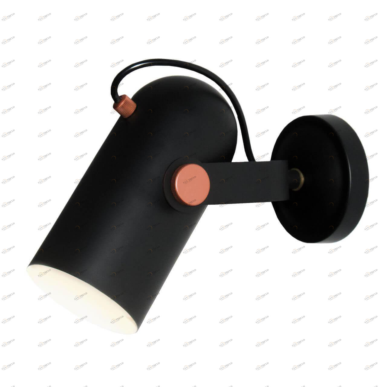 Спот настенный черный Favourite Ampolla 2007-1W FAVOURITE AMPOLLA BLACK 00-3925361 Черный 