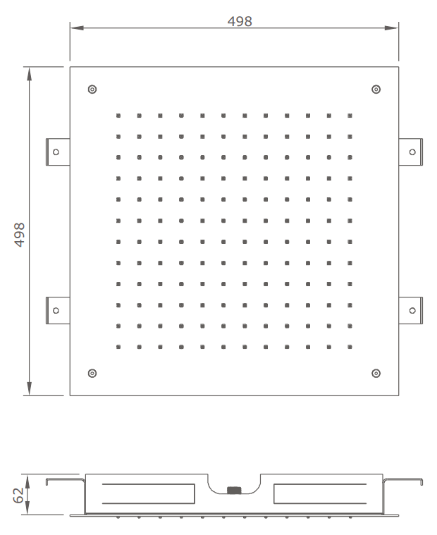 Верхний душ Sanindusa Square 5719111  - Вид №1