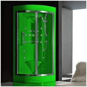 Душевая кабина Gruppo treesse Acquazzurra 90 STB-B7597S-ZE белая с гидромассажем угловая левая