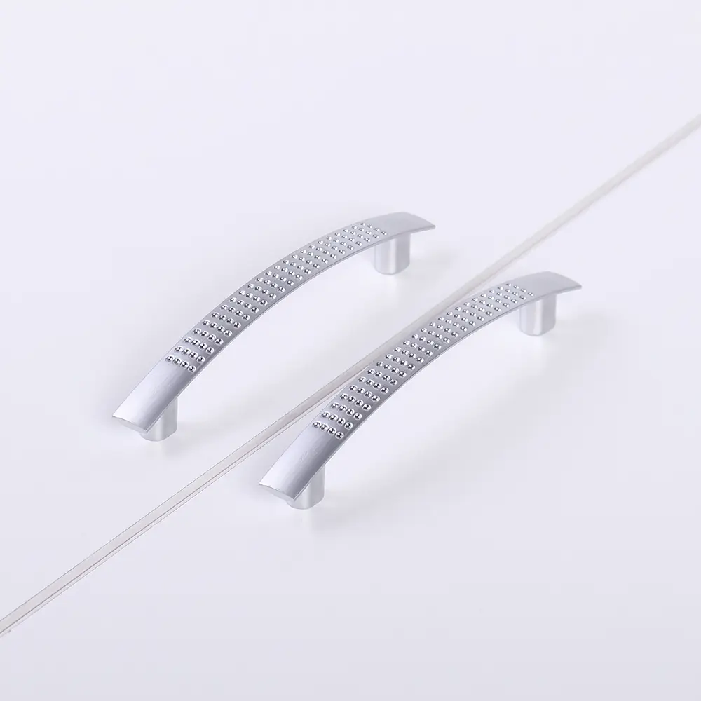 87378135 Ручка-скоба мебельная L4.030 ЦАМ 96 мм цвет матовый хром STLM-1003750 LARVIJ  - Вид №6