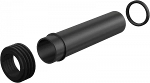 Прокладка + патрубок + гофрированная прокладка 45×58×25