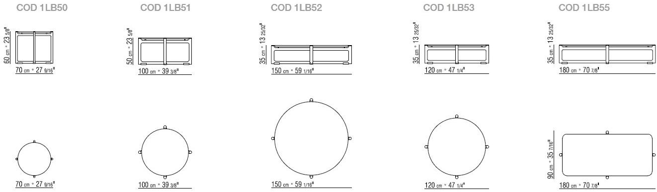 Flexform Круглый журнальный столик Icaro sun-id-1377043 - Вид №2