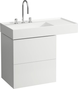 H4075690336451 Шкафчик под раковину, 2 ящика, включает в комплект органайзер, для раковин 810333, 810338, 810339, 813332 LAUFEN PRO
