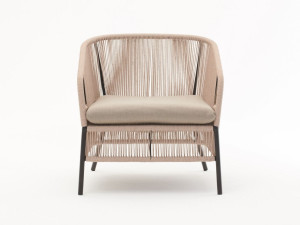 Синтетическое волокно садовое кресло с подлокотниками