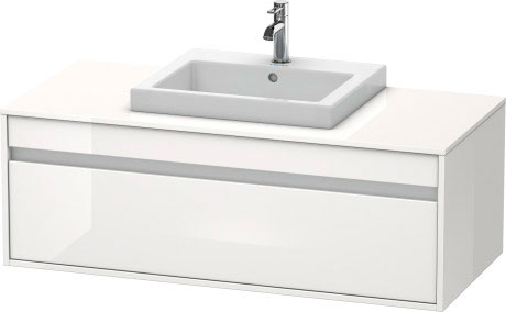 KT679604949 Ketho Тумбочка подвесная Графит матовый, декор Duravit - Вид №2