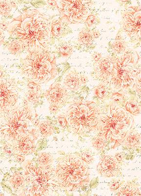 00552 Декупажная карта 21 x 29.7 см "Розовая поэма мини" Чип-Арт 