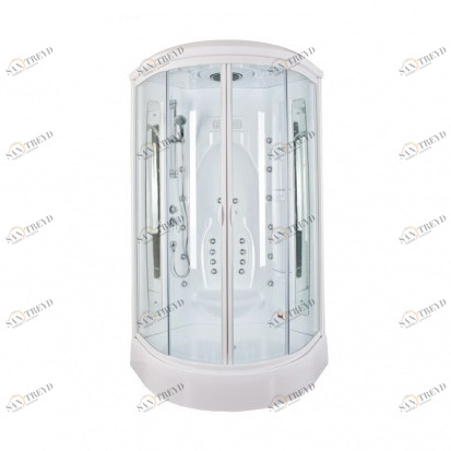 Душевая кабина Aquanet Taiti 110x110 с паром и г/м, прозрачное стекло 172282