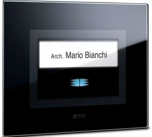 AVE Кнопка стеклянного дверного звонка Touch luxury 44pvtc88nal+442tc88