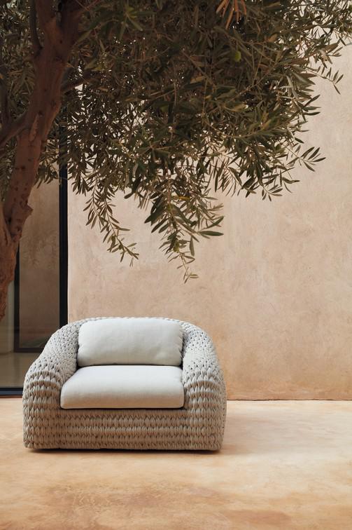 1 мест. веревка 45мм антрацит Manutti Kobo MNST723 - Вид №3