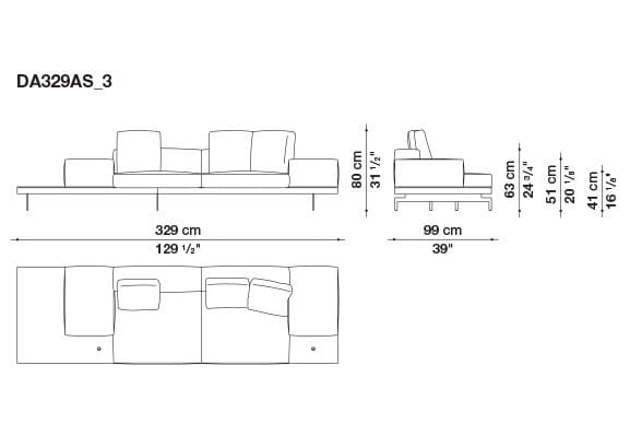 Кожаный диван B&B Italia док ARCH-00130675 - Вид №93