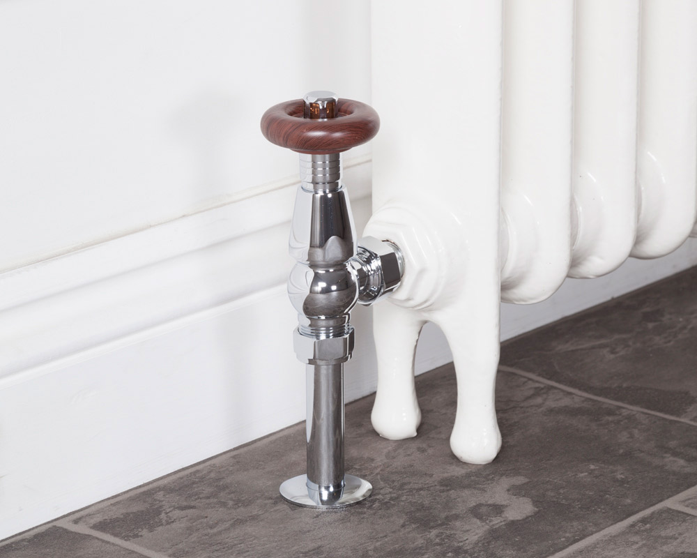 HAN001 Впускной термостатический клапан радиатора Kingsgrove 15 мм (хром) Сarronheating  - Вид №2