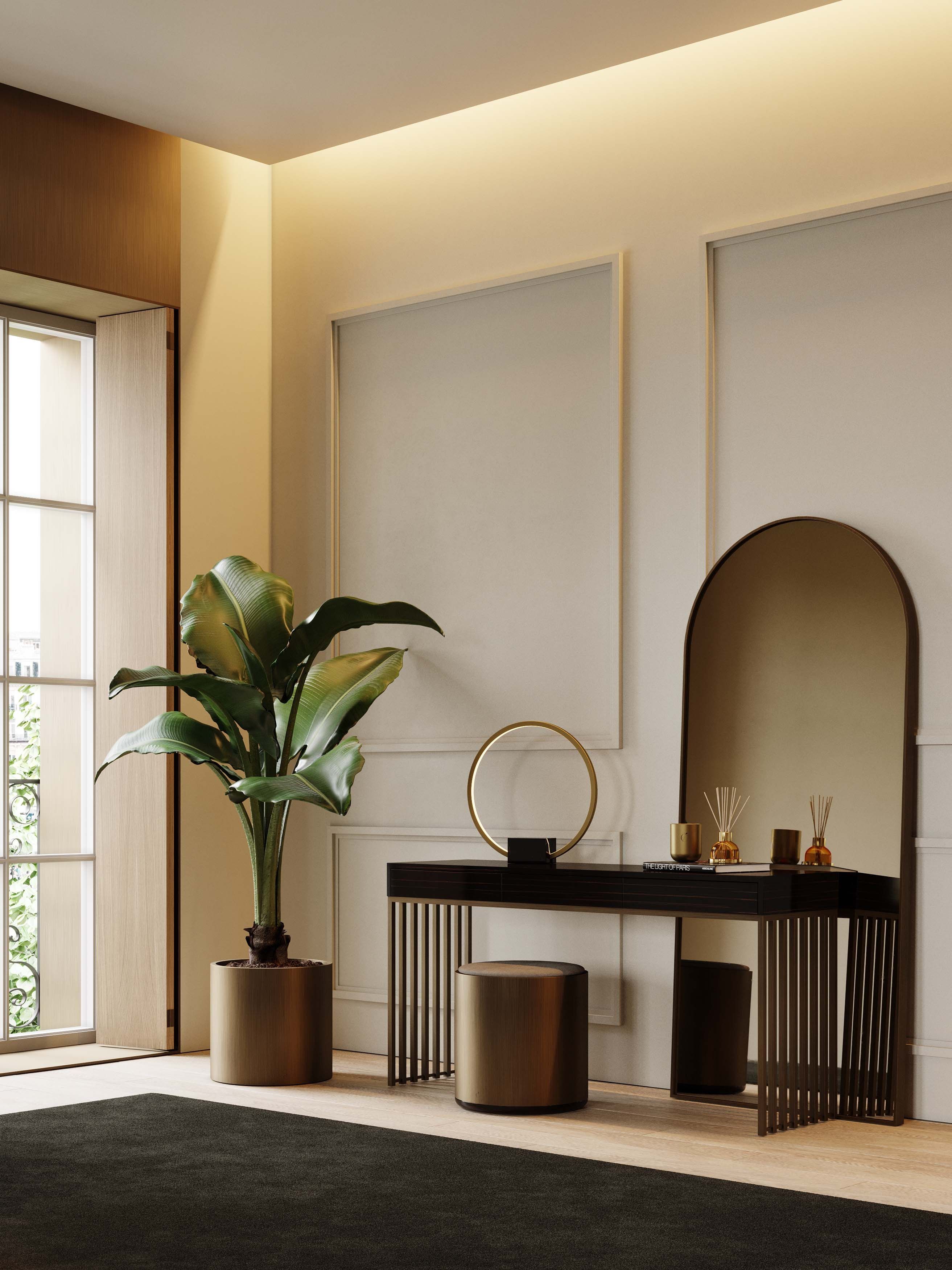 Прямоугольная консоль из шпона Stylish Club His &amp ARCH-00116200 - Вид №5