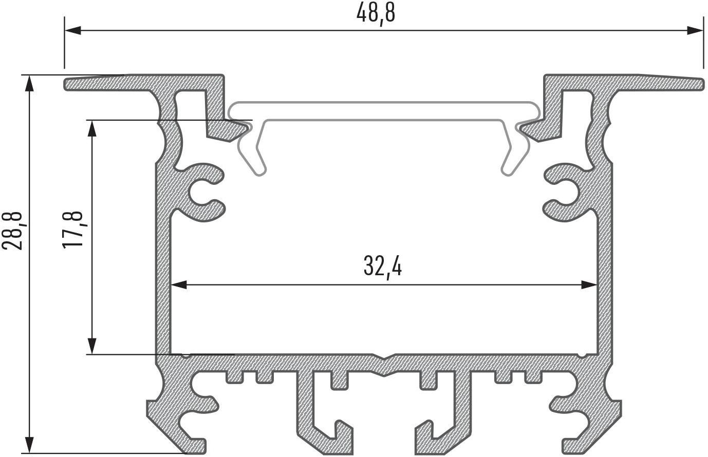 Lumines Lighting Линейный световой профиль для светодиодных модулей  10-0234-10  - Вид №5
