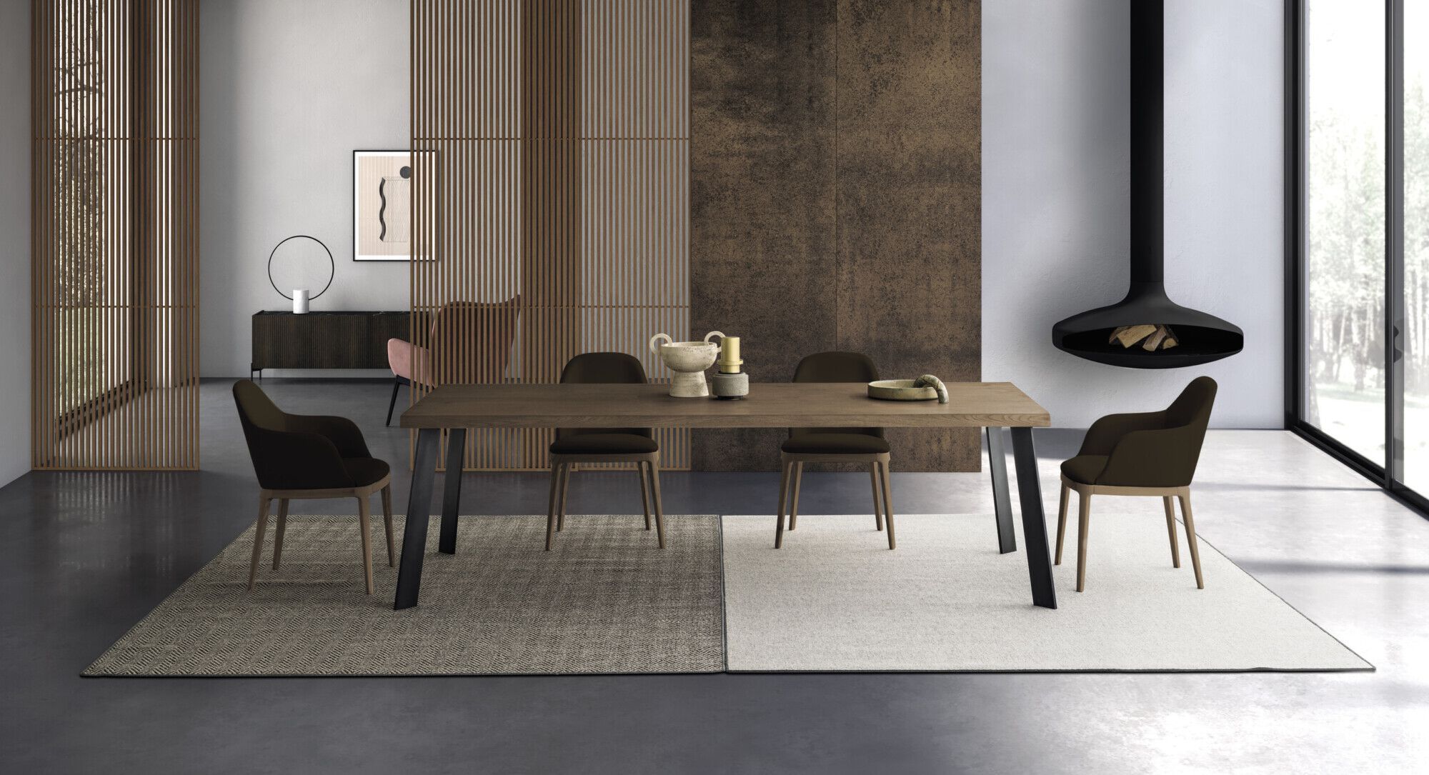 Прямоугольная столешница из дуба Devina Nais Free ARCH-00106044 - Вид №1