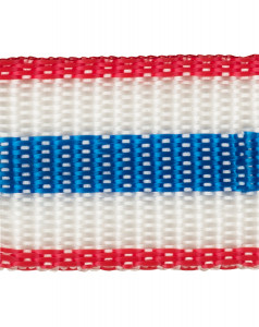 3823 (3824) Стропа 30 мм ФАСОВКА 2.5 м красный/белый/синий