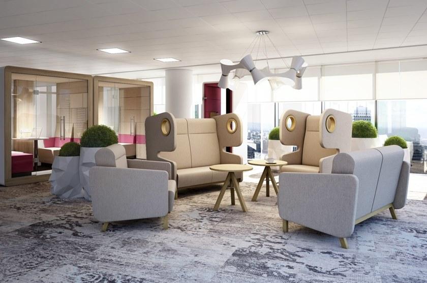 Mikomax Smart Office Диван из шерсти с высокой спинкой Packman sun-id-1419374 - Вид №2