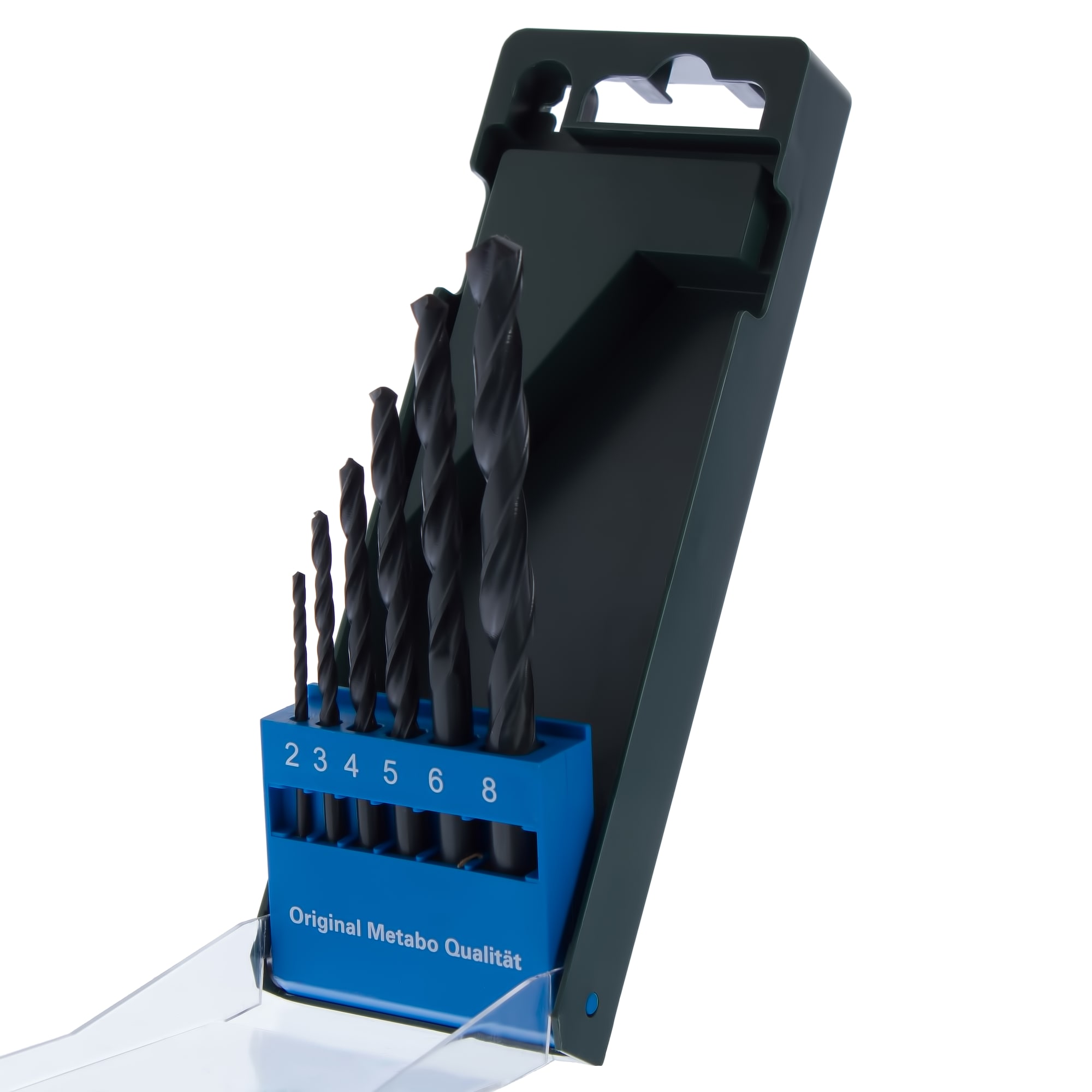 18114321 Набор свёрл по металлу HSS-R 6 шт. Metabo 627160000, 2-8 мм Santreyd  - Вид №1