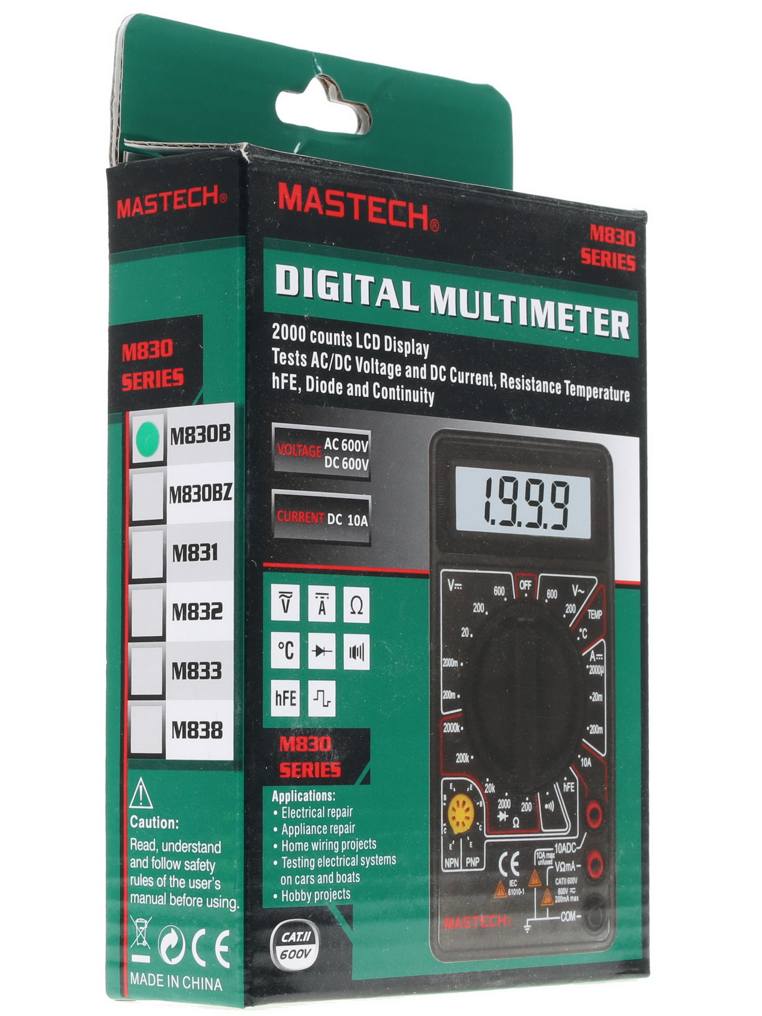 Мультиметр Mastech M830B 1063803 STDN-0037053 - Вид №8