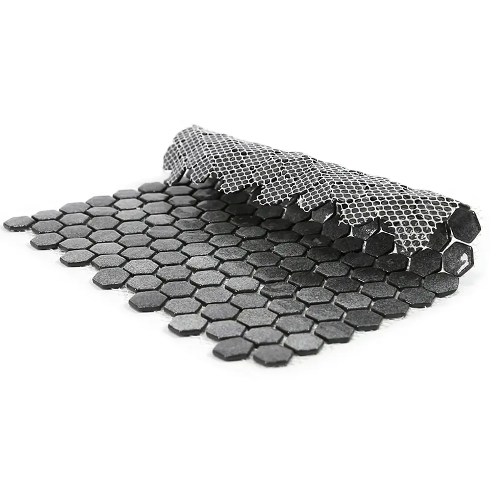 Мозаика стеклянная Natural STP-GR009-HEX 29x29 см цвет темно-серый 84830279 STLM-2178905 Santreyd Steppa - Вид №5