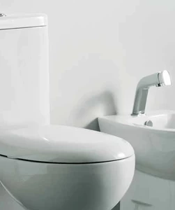 40022 Приставной унитаз напольный Зеленый Althea Ceramica Contract Fly Италия