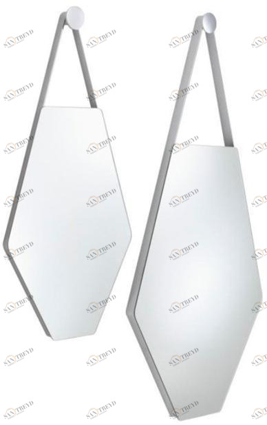 Ligne Roset Настенное зеркало из стали и стекла  11250650-11250651 