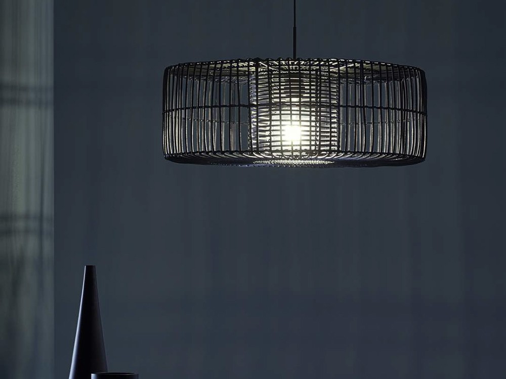 101030 Подвесной светильник черный металл 90 см Aromas del Campo Hedula  - Вид №2